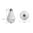 2 in 1 Panoramic 1080P 200W Wifi Camera Light Bulb Cameara Night Vision Two Way Audio