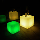 10x10cm Rechargeable Led Cube Chair Color Changing LED Club Lighting Stool Night Stand