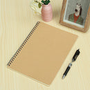 B5 DIY Vintage Kraft Paper Sketchbook Notebook For Painting Drawing Kids Stationery School Supplies