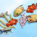 3D Sea Coral Fish Silicone Mold Fondant Mold Cake Decorating Tools Mould