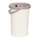Flat Squeeze Mop and Bucket Hand Free Wringing Floor Cleaning Mop Microfiber Mop