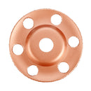 Drillpro 4-1/2 Inch See Through Wood Carving Disc Tungsten Carbide Coating Shaping Disc for Angle Grinder
