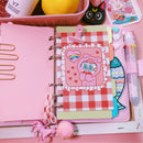 1 Piece A6 Diary DIY Notebook Cute Cartoon Girl Heart Account Diary Plan Loose-leaf Notebook