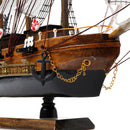 20'' 50cm LED Wooden Craft Nautical Sailor Ship Sailing Boat Sailboat Model Decorations