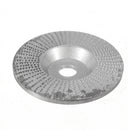 Drillpro 100mm Tungsten Carbide Plane Wood Shaping Disc Carving Disc 16mm Bore Sanding Grinder Wheel for 100 115 Angle Grinder