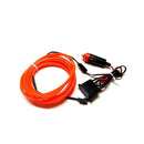 3M Flexible Neon EL Wire Light Atmosphere Car Strips Lamp Interior Decoration Strips Lighting + DC12V Driver