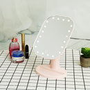 USB Makeup Mirror 20 LED Light Desktop Home Touch Screen 180 Battery Powered Mirrors