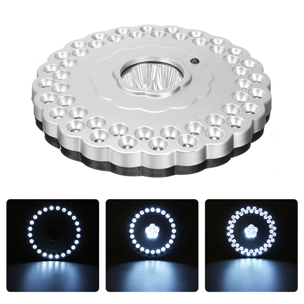 Outdoor 48+5LED Camping Lantern Garden Yard Night Light Umbrella Tent Lamp