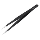 PARON Stainless Steel Anti-static Curved Straight Tip Forceps Precision Soldering Tweezer Electronic ESD Tweezers Tool ESD-10/ESD-11/ESD-12/ESD-13/ESD-14/ESD-15