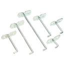 Strong Steel Slotted Storage Panel Pegboard Hook Assortment Hanger