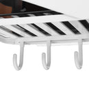 Multifunction Wall Mounted Storage Rack Hair Dryer Holder Home Bath Decoration
