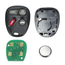 4 Button Keyless Entry Remote Key Fob Alarm Transmitter Replacement For Chevrolet