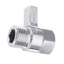 G 1/2 Shower Head Shut-Off Valve Quick Open Adapter Brass Valve Water Flow Control Regulator Bath Accessory