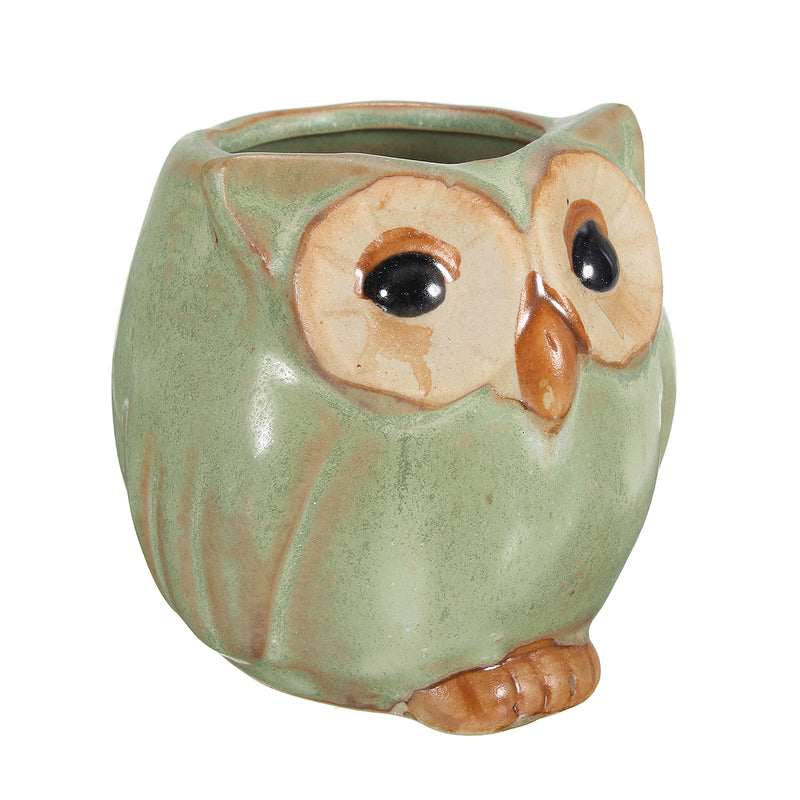 Garden Decorations Ceramic Owl Succulent Plants Flower Pot Mini Plant Planters