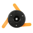 Dual-Use Trimmer Head Hay Mower Head Nylon Weeder Work Head with Blade for Lawnmower Garden Accessories