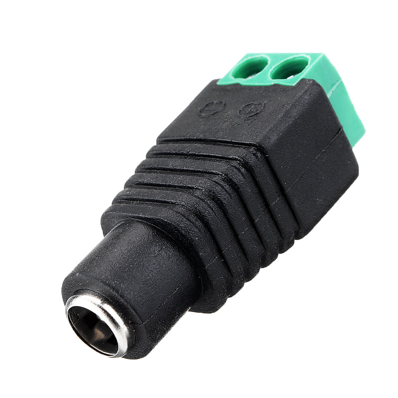 DC 12V Power Plug Adapter Connector Female 5050 3528 LED Strip Light