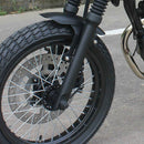 Motorcycle Modified Front Wheel Fender Mudguard Racer Cover Universal Black