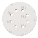 25pcs 125mm 8 Holes Hook Loop Sanding Discs 80 Grit Sander Pad Abrasive Tool