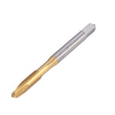 Drillpro M3-M12 Machine Screw Plug Tap Drill Steel Titanium Coated Straight Flute Hand Tap