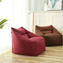 Large Bean Bag Chair Covers Lazy Sofa Indoor Seat Armchair Washable Cozy Game Lounger