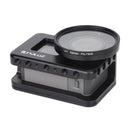PULUZ PU331B Housing Cage Protective Case Frame Shell with Cold Shoe Mount for DJI OSMO Action Sports Camera