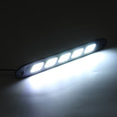 2Pcs 5W 12V Car LED Daytime Running Lights DRL Fog Lights COB 10 LED Singnal Waterproof Lamps