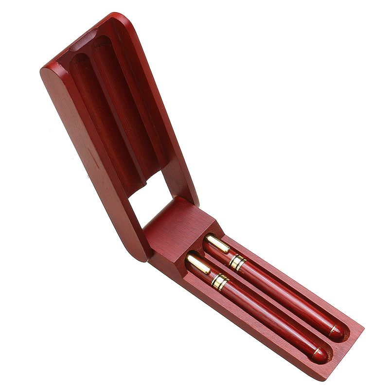 Wood Ballpoint Pen Fountain Pen Wood Office Desk Decoration Kits Wood Craft Gift Box Sets Pen Office Supplies