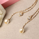 Sweet Heart Star Artificial Pearl Pendant Hair Band Fake Earrings Women Hair Accessories