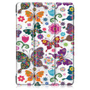 Tri-Fold Printing Tablet Case Cover for Lenovo Tab E10 Tablet - Butterfly