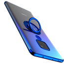 Bakeey Magnetic Car Holder Ring Holder Thin Color Plating Soft TPU Protective Case For Huawei Mate 20
