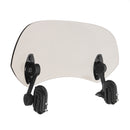Universal Adjustable Clip On Brown Windshield Extension Spoiler Wind Small Windscreen Deflector For Motorcycle Scooter
