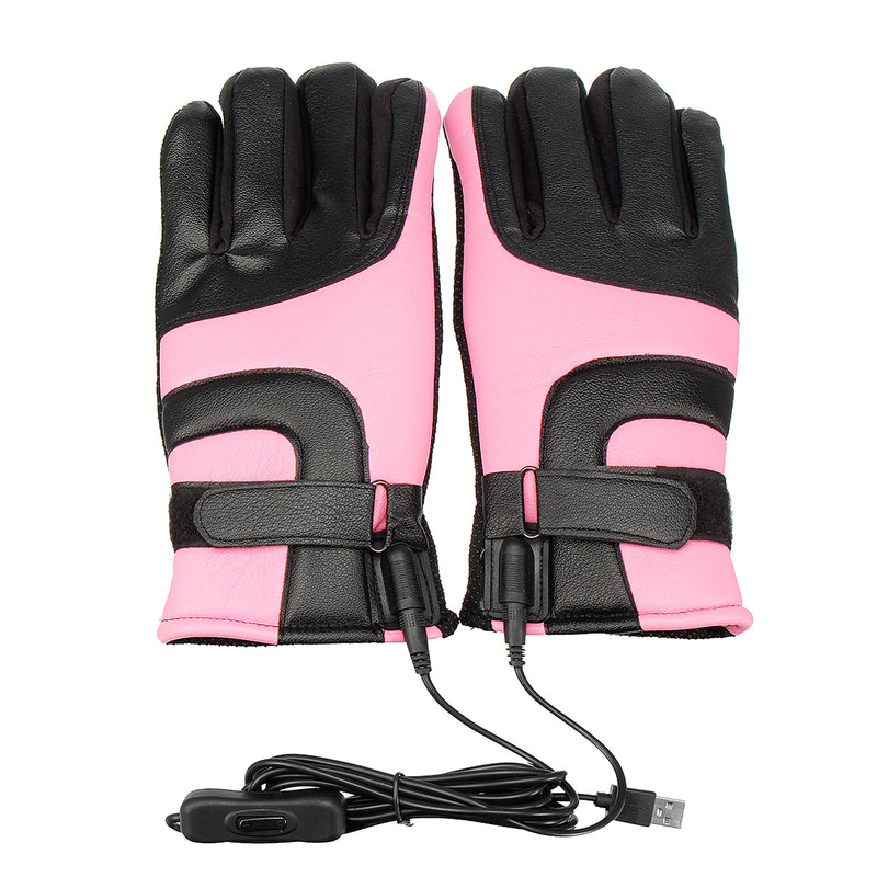 Electric Heated Gloves Winter Warmer Motorcycle Sport Hiking Thermal Glove Gifts