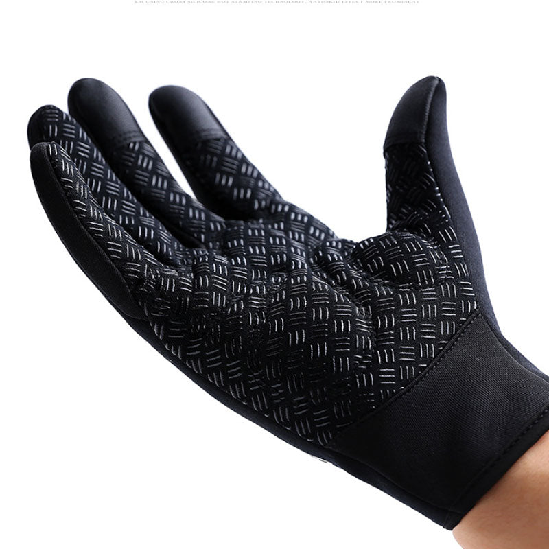 1Pair Touch Screen Gloves Winter Sport Skiing Gloves Zipper Thermal Warm Windproof Tactical Glove