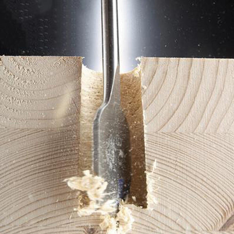 13pcs Flat Spade Drill Bits Set Metal Bit Kit Hex Shank Woodworking Tool