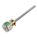 MACHIFIT GA12BY15-M455 DC 5V 30RPM 15RPM 5RPM Stepper Motor Threaded Shaft Gear Motor With All-Metal Gearbox