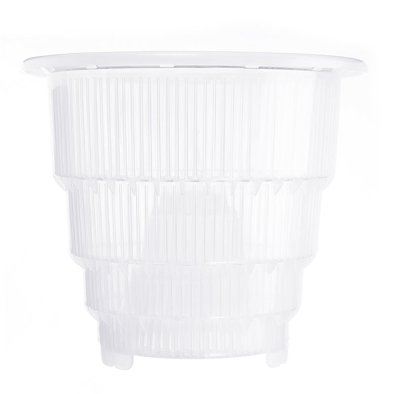 5/6/7 Inch PP Plastic Clear Flower Pot Orchid Planter Container Mesh Pot Home Decorations
