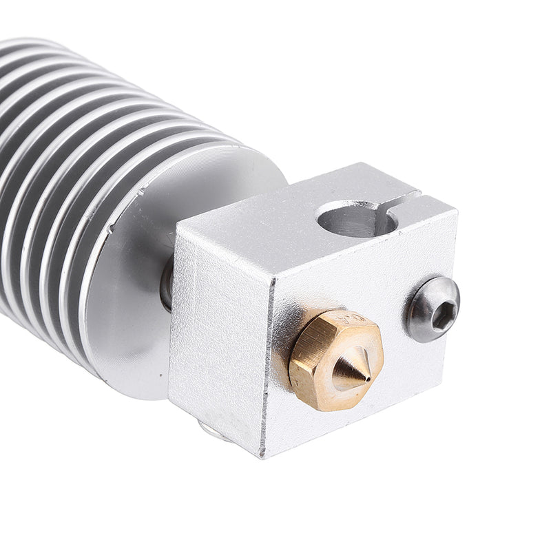 V6 1.75mm Short/Lone Distance Nozzle Extruder J-head Hotend Extrusion Print Head Assembly Kit with Teflon Tube for 3D Printer