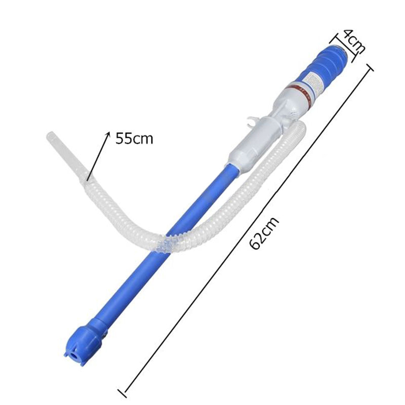Liquid Transfer Siphon Pump Hand Gas Oil Water Fish Tank Battery Power Aquarium