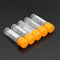 10pcs 1.8ml Plastic Graduated Vial 0.063oz Cryovial Tube Sample