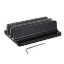 Space-saving Desktop Aluminum Alloy Vertical Laptop Holder Tablet Stand Holder For Laptop Notebook Tablet Smart Phone Macbook iPhone