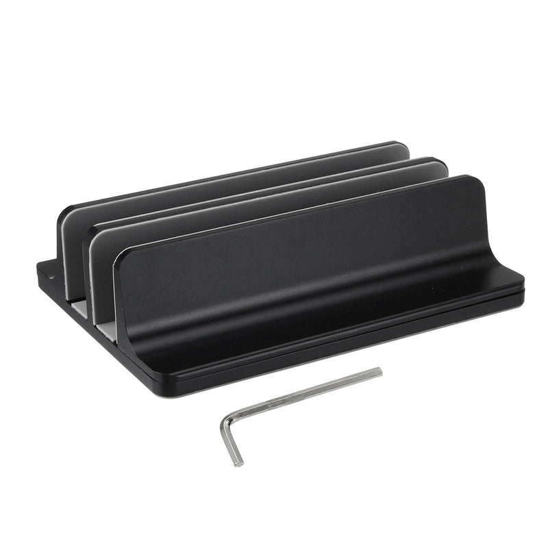 Space-saving Desktop Aluminum Alloy Vertical Laptop Holder Tablet Stand Holder For Laptop Notebook Tablet Smart Phone Macbook iPhone