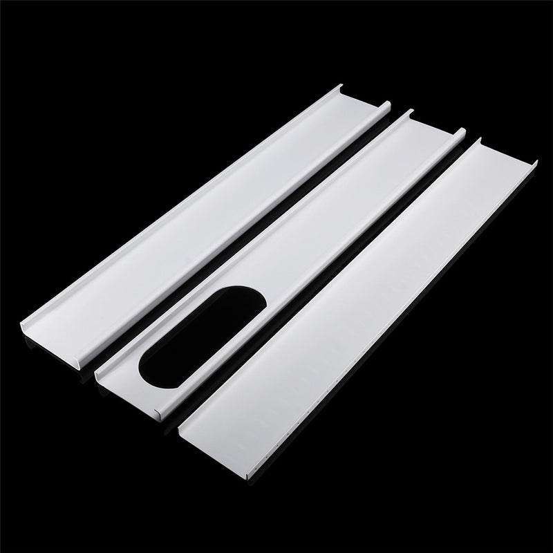 3pcs 1.9m Adjustable Window Kit Plate Accessories Air Conditioner Wind Shield For Portable Air Conditioner