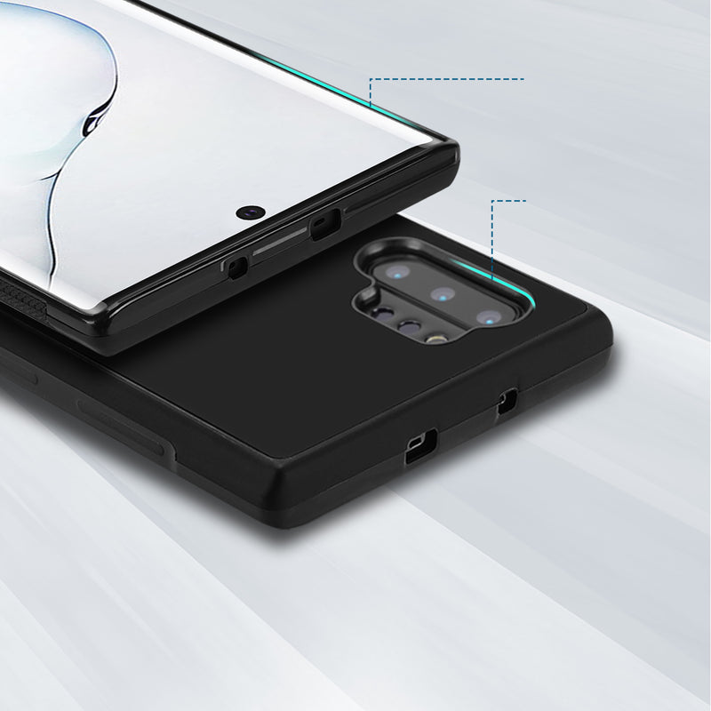 DUX DUCIS with Credit Card Slot PU Leather Shockproof Protective Case for Samsung Galaxy Note 10 Plus / Galaxy Note 10+ 5G