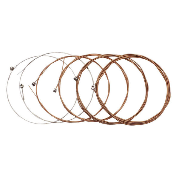 6Pcs IRIN A113 Acoustic Guitar Folk Guitar String Silver Plated 6 Sizes for Beginner