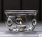 Thickened Heat-resistant Glass Tea Set Teapot Heater Insulation Base Heating Base Warm Tea Warmer