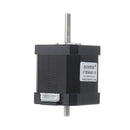 HANPOSE 17HS8401-D Double Shaft 48mm Nema 17 Stepper Motor 42 Motor 42BYGH 1.8A 52N.cm 4-lead for CNC Laser 3D Printer