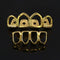 Unisex Women Men Rose Gold Plated Hip Hop Teeth Grill Top Bottom Tooth Dental Tools