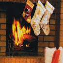 5x7ft Christmas Tree White Chair Stocking Fireplace Photography Backdrop Studio Prop Background