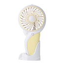 Well Star WT-N10 Handheld Mini USB Woodpecker Fan with Base LED Light Lamp Fan Rechargeable Air Cooler Silent Cooling Fan For Home Office Student Dormitory Outdoors Travelling
