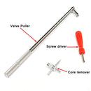 Tyre Puller Repair Valve Core Remover Tools Kit For Car Motor Bike Bicycle Bike